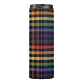 Rainbow Kariert Thermosbecher (Rückseite)