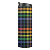 Rainbow Kariert Thermosbecher (Nach rechts gedreht)