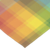 Rainbow Kariert Tischdecke (Schrägansicht)