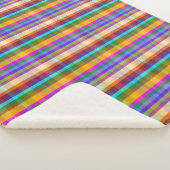 Rainbow Kariert UDR Sherpadecke (3/4)