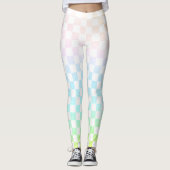Rainbow-Karo Leggings (Vorderseite)