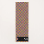 Rainbow Karo Scottish Tartan Kariertes Muster Yogamatte (Vorderseite)