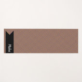 Rainbow Karo Scottish Tartan Kariertes Muster Yogamatte (Vorderseite (Horizontal))