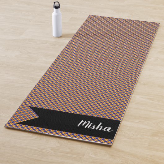 Rainbow Karo Scottish Tartan Kariertes Muster Yogamatte (Beispiel)
