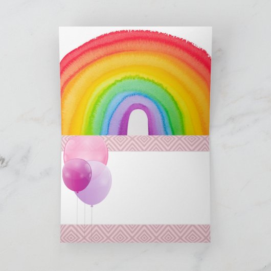 Rainbow Karte (Innenseite)