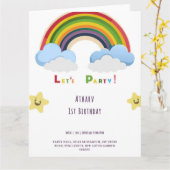Rainbow Karte (Gelbe Blume)