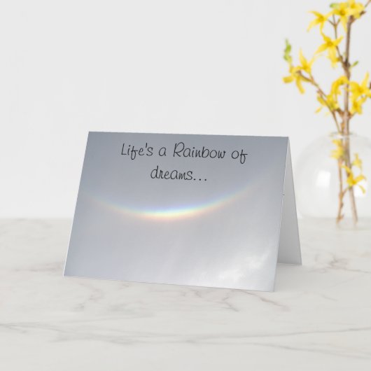 Rainbow Karte (Gelbe Blume)