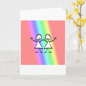 Rainbow Karte (Gelbe Blume)