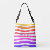 Rainbow-Kätzchen Crossbody-Bag Tragetaschen Mit Langen Trägern (Rückseite)