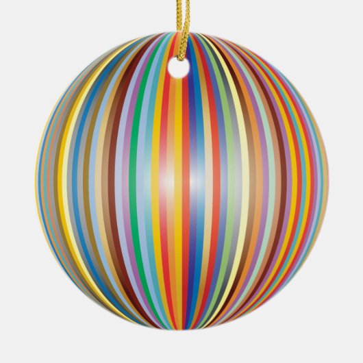 Rainbow Keramik Ornament (Vorne)