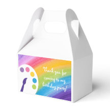Rainbow Kids Art Gastgeschenk Boxes