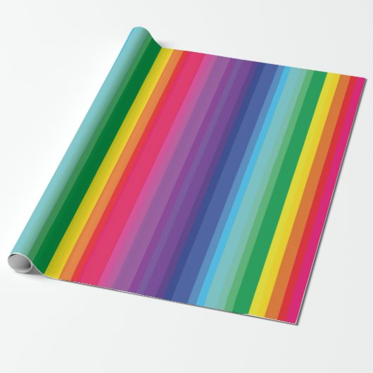 Rainbow Kids Geburtstagsparty Geschenkpapier (Ungerollt)