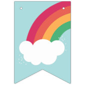 Rainbow Kids Happy Birthday Wimpelkette (Erste Fahne)