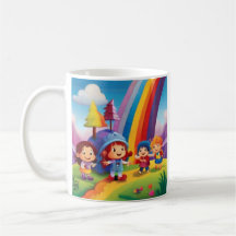Rainbow Kids Klassische Tasse für fröhliche Sips