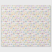 Rainbow-Kids-Muster Geschenkpapier (Flach)
