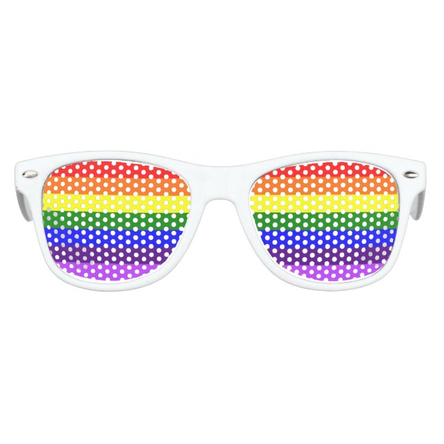 Rainbow Kids Party Shades Sonnenbrille (Vorderseite)