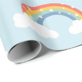 Rainbow Kids Party Wrapping Paper Geschenkpapier (Rolleneckpunkt)