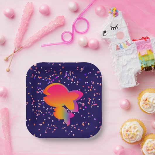 Rainbow Kindergeburtstag Pappteller (Party)