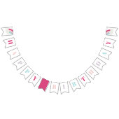 Rainbow Kindergeburtstag Party Wimpelkette (Alle)