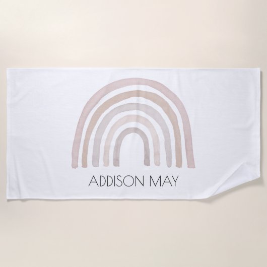 Rainbow-Kinderstrandtuch Strandtuch (Vorderseite)