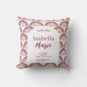 Rainbow Kinderzimmer Keepake Throw Kissen (Vorderseite)