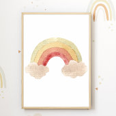 Rainbow Kinderzimmer Poster Boho Kinder Zimmerdeko