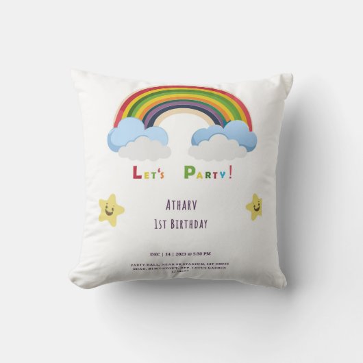 Rainbow Kissen (Vorderseite)