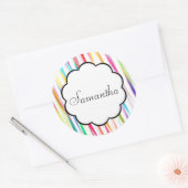 Rainbow Kisses - Name Sticker (Umschlag)
