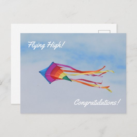 Rainbow Kite Postkarte (Vorne/Hinten)