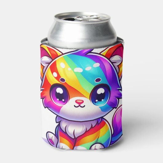 Rainbow Kitten Dosenkühler (Kanne Vorderseite)
