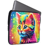Rainbow Kitten Dream Laptopschutzhülle (Vorne Rechts)