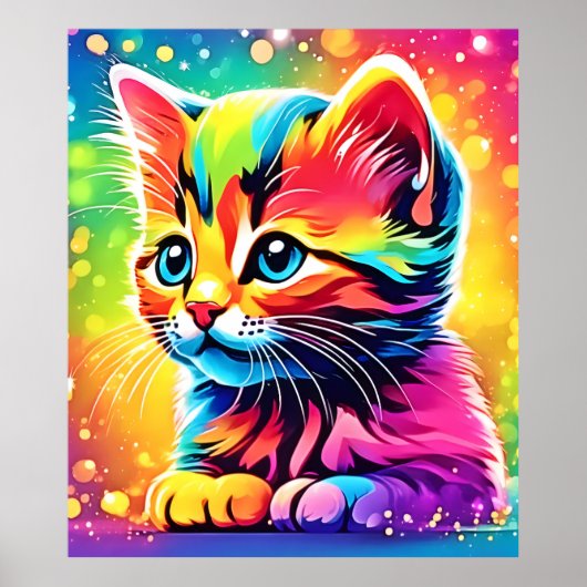 Rainbow Kitten Dream Poster (Vorne)