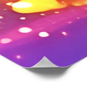 Rainbow Kitten Dream Poster (Ecke)