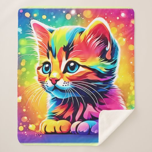 Rainbow Kitten Dream Sherpadecke (Vorderseite)