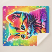 Rainbow Kitten Dream Sherpadecke (Vorderseite (Horizontal))