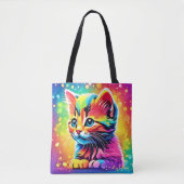 Rainbow Kitten Dream Tasche (Vorderseite)