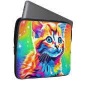 Rainbow Kitten Dreams Laptopschutzhülle (Vorne Rechts)