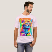 Rainbow Kitten Dreams T-Shirt (Vorne ganz)