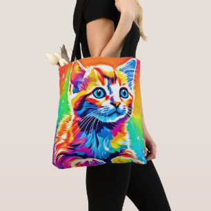 Rainbow Kitten Dreams Tasche