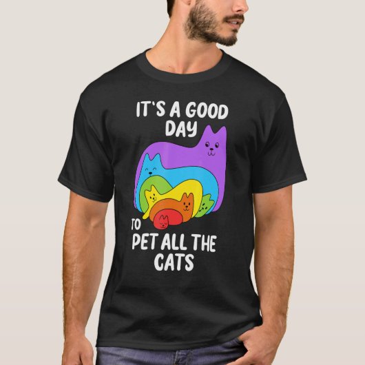 Rainbow Kitten Katzenmutter T-Shirt (Vorderseite)