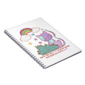 Rainbow Kitten Notebook + Quote Notizblock (Rechte Seite)
