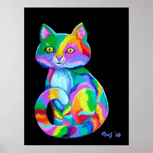 Rainbow Kitten Poster (Vorne)