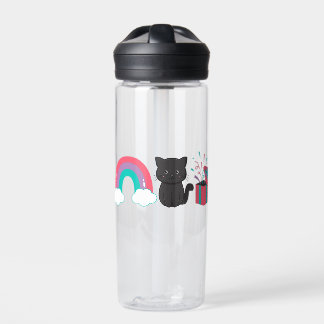 Rainbow Kitten Surprise Icon Water Bottle Trinkflasche