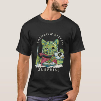 Rainbow Kitten Überraschung T-Shirt