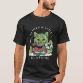 Rainbow Kitten Überraschung T-Shirt (Vorderseite)