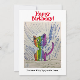 Rainbow Kitty #220101 Karte