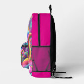Rainbow Kitty Bedruckter Rucksack (Rechts)