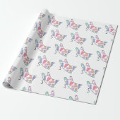 Rainbow Kitty Geschenkpapier (Ungerollt)