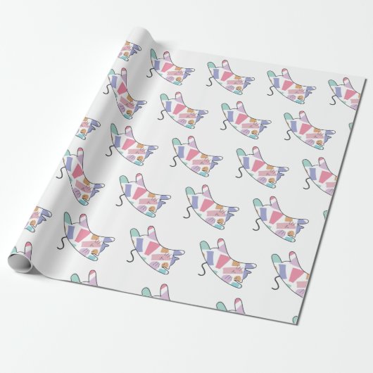 Rainbow Kitty Geschenkpapier (Ungerollt)