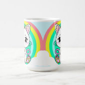 Rainbow-Kitty Kaffeetasse (Mittel)